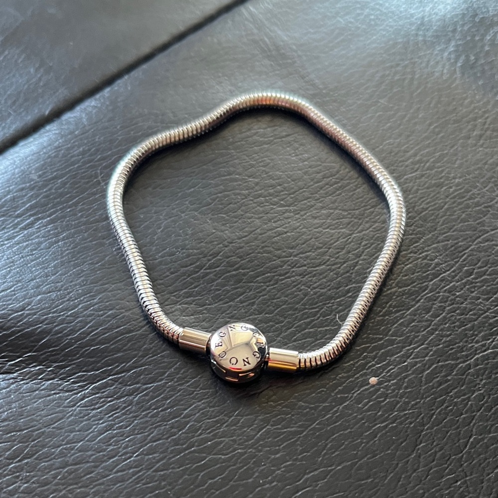 Gnoce Elegant Silver Bracelet 7.5”